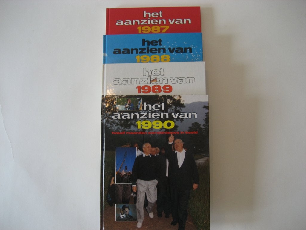 Aanzien, het Aanzien van,Het Jaar,Jaarboeken ,7 stuks, 1987, Overige gebieden, Nieuw, Ophalen, 20e eeuw of later