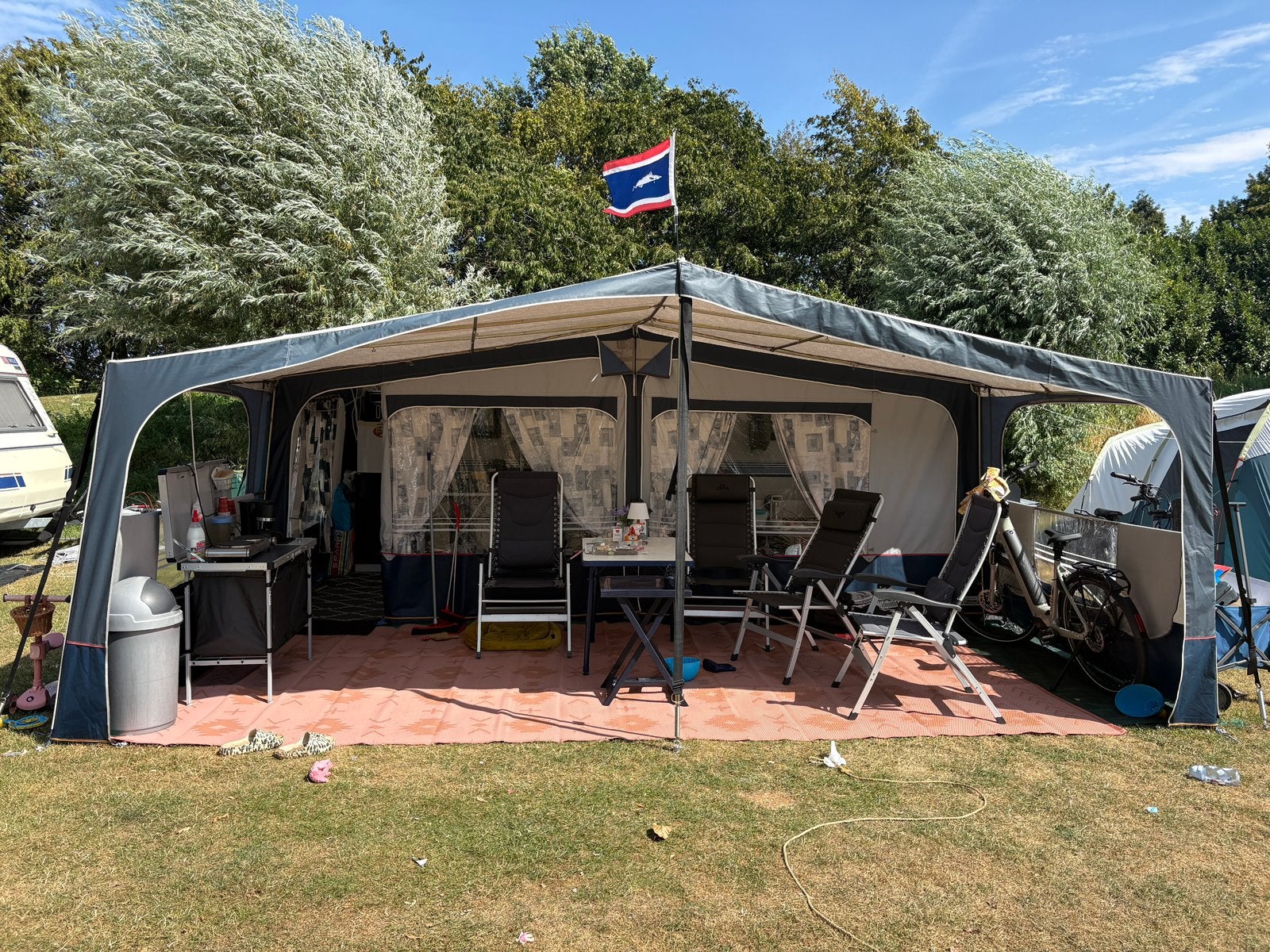 Voortent met luifel, Ophalen of Verzenden, Zo goed als nieuw