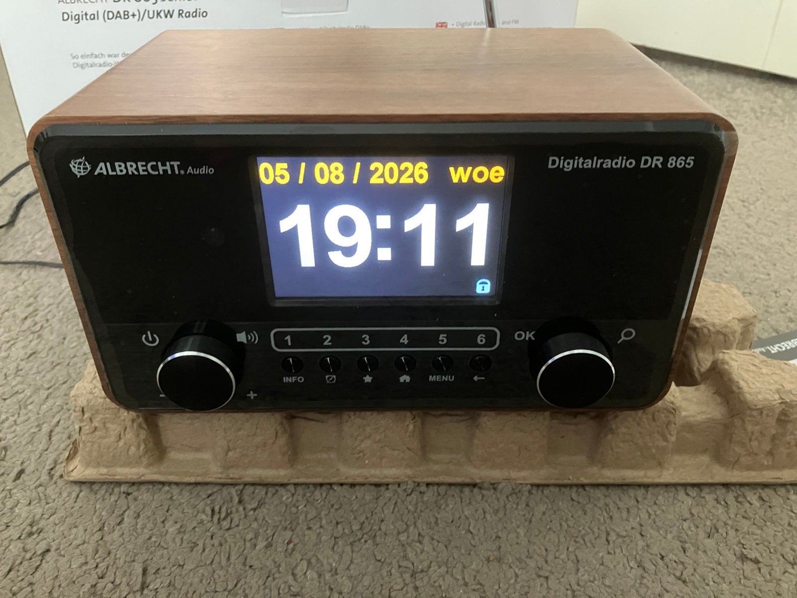 Albrecht DR 865 Senior Digitale Radio (DAB+/FM) – Zgan!, Ophalen, Zo goed als nieuw