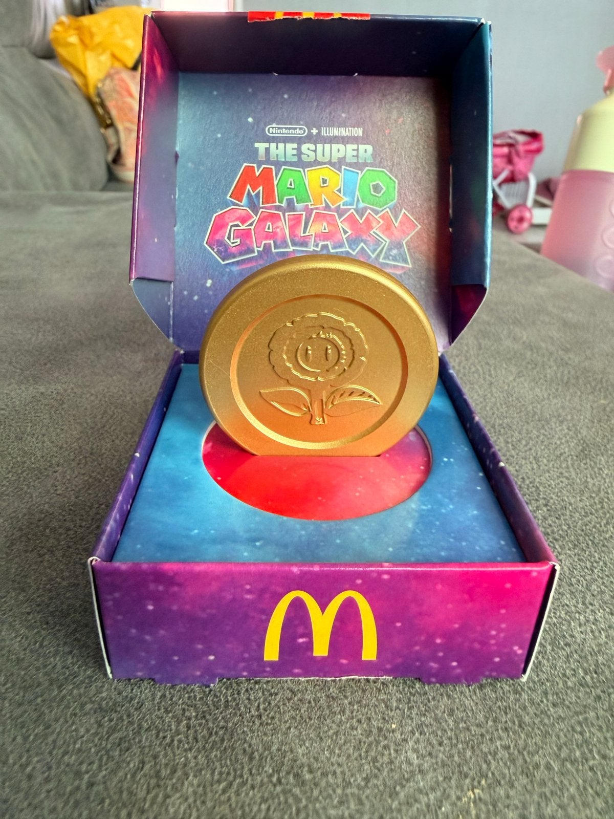 Super Mario Galaxy munt McDonald's Happy Meal, Ophalen, Nieuw, Jongen of Meisje