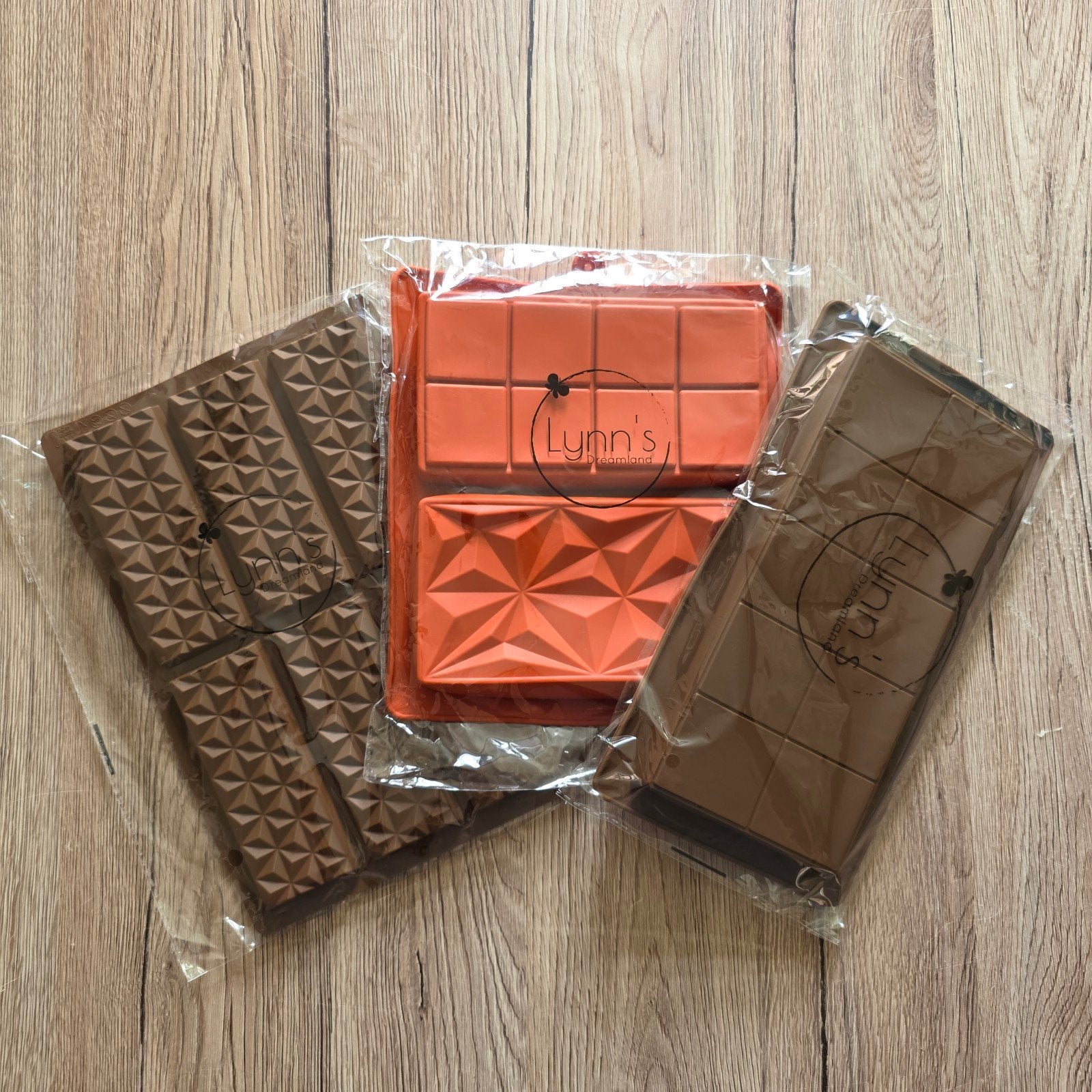 Set van 3 siliconen bakvormen - Mal voor gevulde chocolade, Hobby en Vrije tijd, Ophalen of Verzenden, Nieuw, Taarten, Bakvorm
