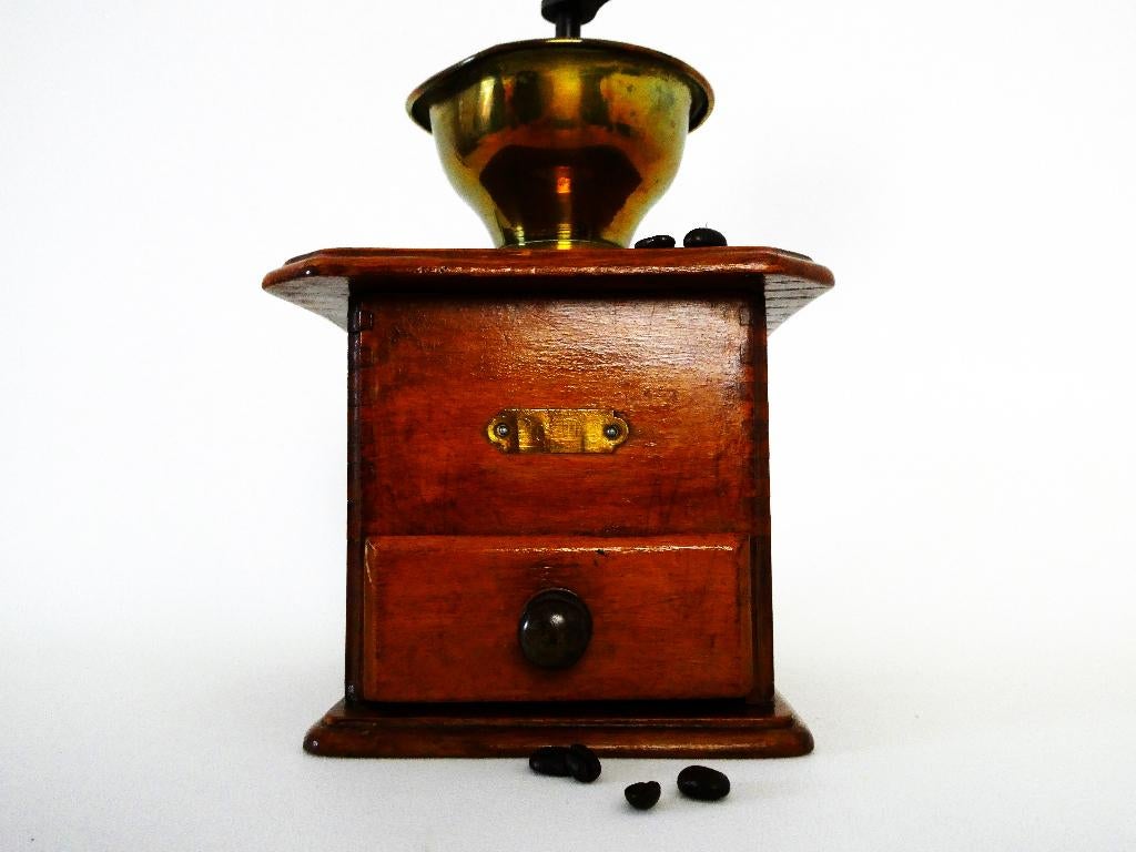 Koffiemolen van het merk PeDe ca. 1900, Antiek en Kunst, Ophalen of Verzenden