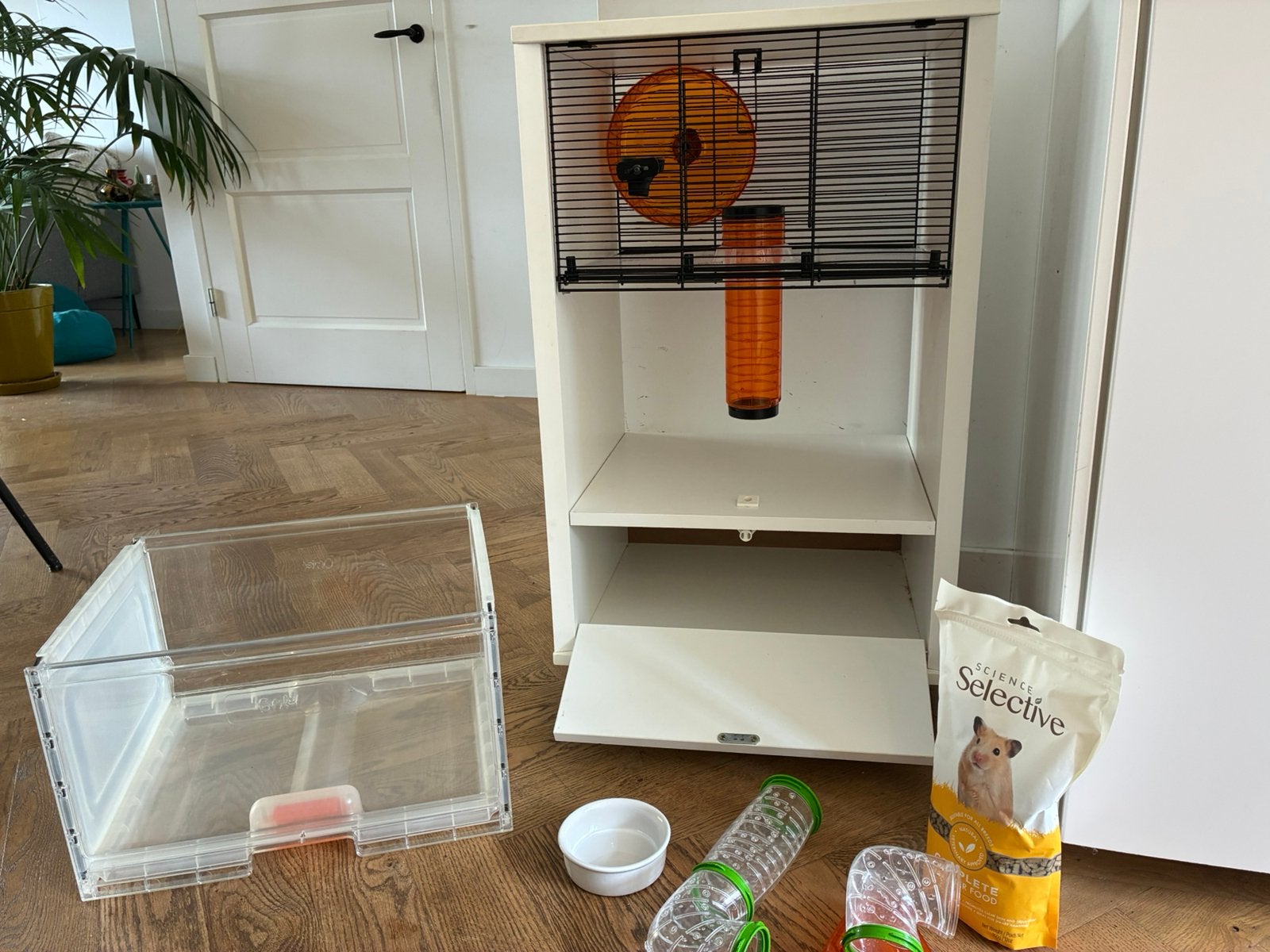 Hamsterkooi / hamsterhok (merk: omelet), Dieren en Toebehoren, Knaagdieren en Konijnen | Hokken en Kooien, Kooi, Minder dan 75 cm