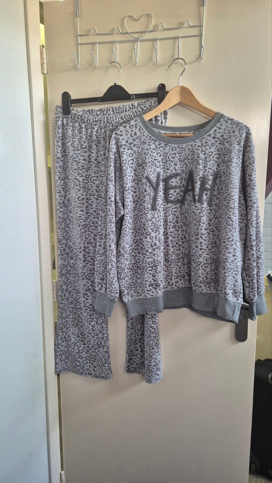 Huispak panterprint hunkemöller maat S/M, Ophalen of Verzenden, Zo goed als nieuw, Maat 38/40 (M), Bruin