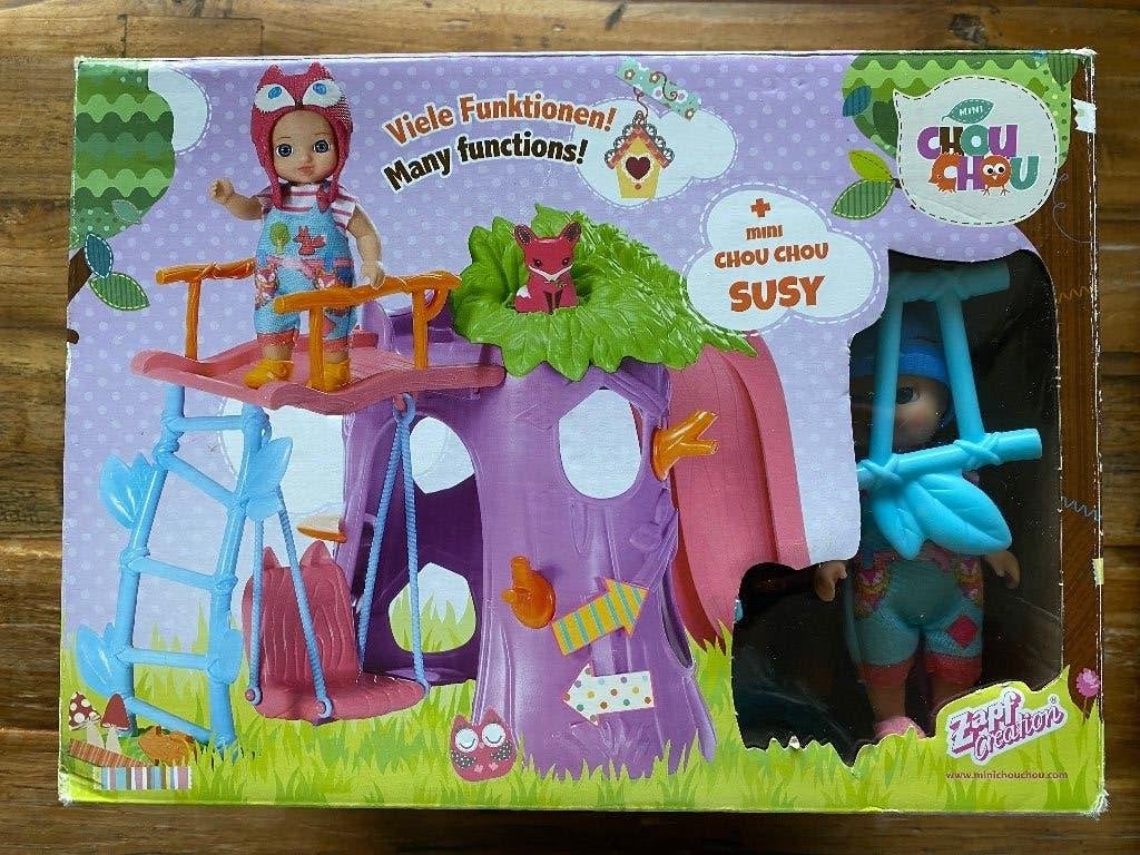 Zapf Creation mini Chou Chou Susy speelboom, Kinderen en Baby's, Speelgoed | Poppen, Ophalen of Verzenden, Zo goed als nieuw, Overige typen