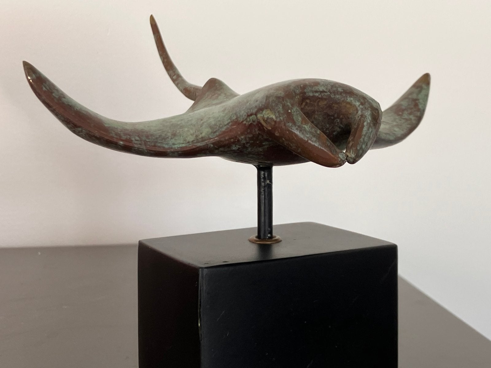 Manta rog : brons, Antiek en Kunst, Ophalen of Verzenden