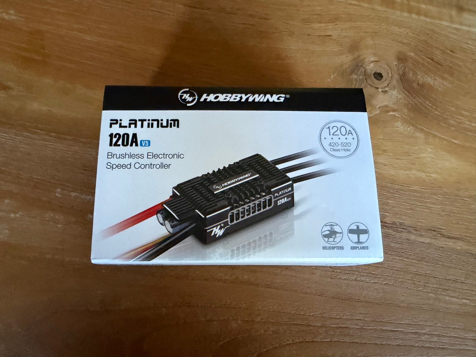 Hobbywing Platinum 120A V5 Brushless ESC voor RC Helikopters, Ophalen, Nieuw, Helikopter, Overige merken