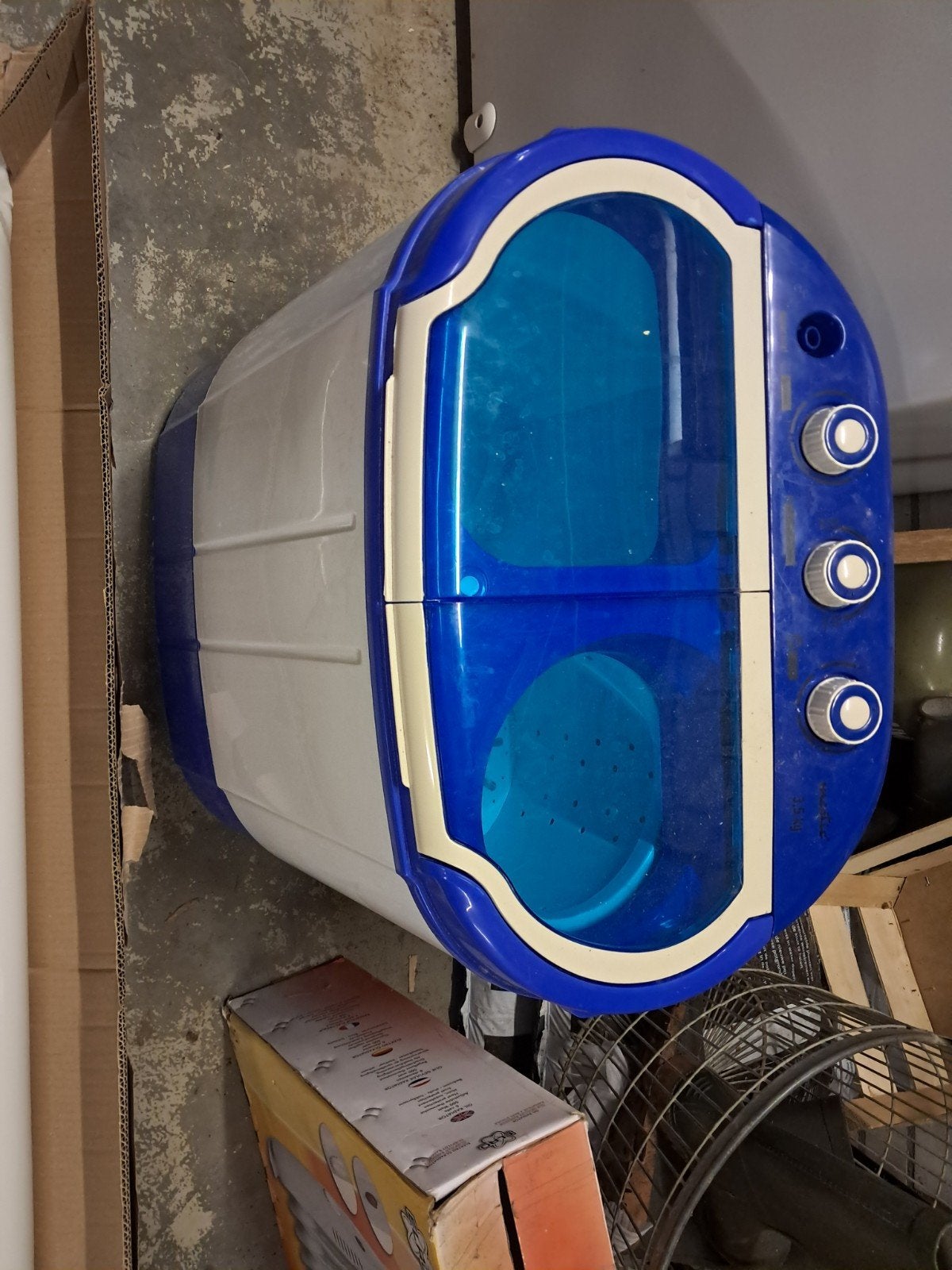 Mestic Camping Wasmachine met Centrifuge - MW-120, Ophalen, Minder dan 1200 toeren, Minder dan 85 cm, Minder dan 4 kg
