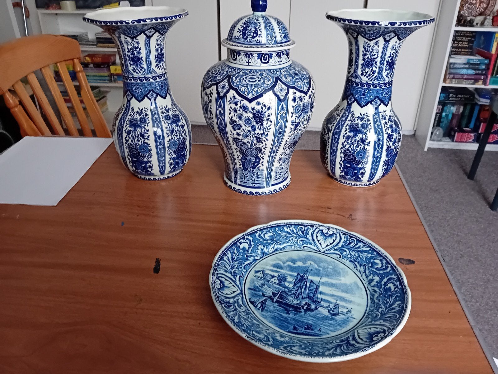Delftsblauw kaststel, Ophalen of Verzenden