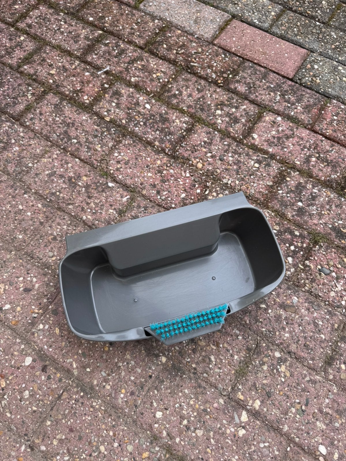 Keuken afval bakje met borstel, Ophalen of Verzenden
