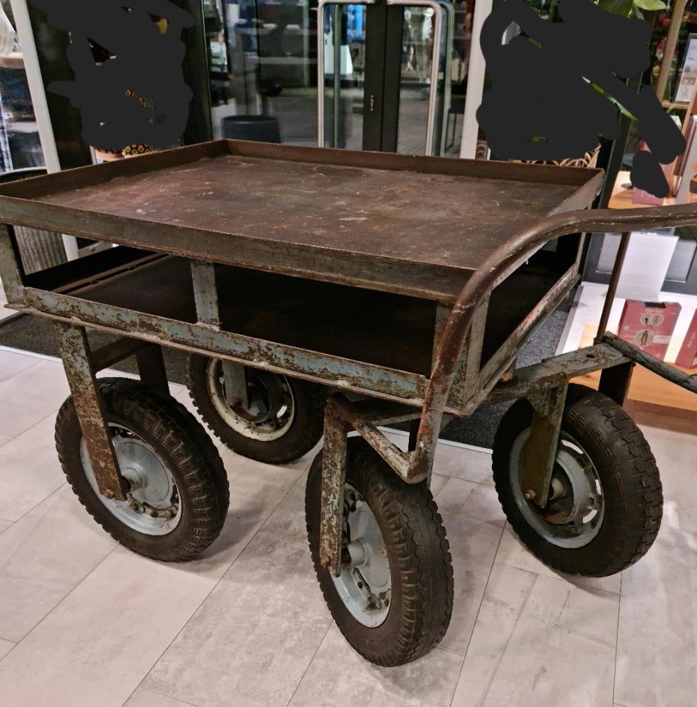 Industriele kar, Antiek en Kunst, Curiosa en Brocante, Ophalen