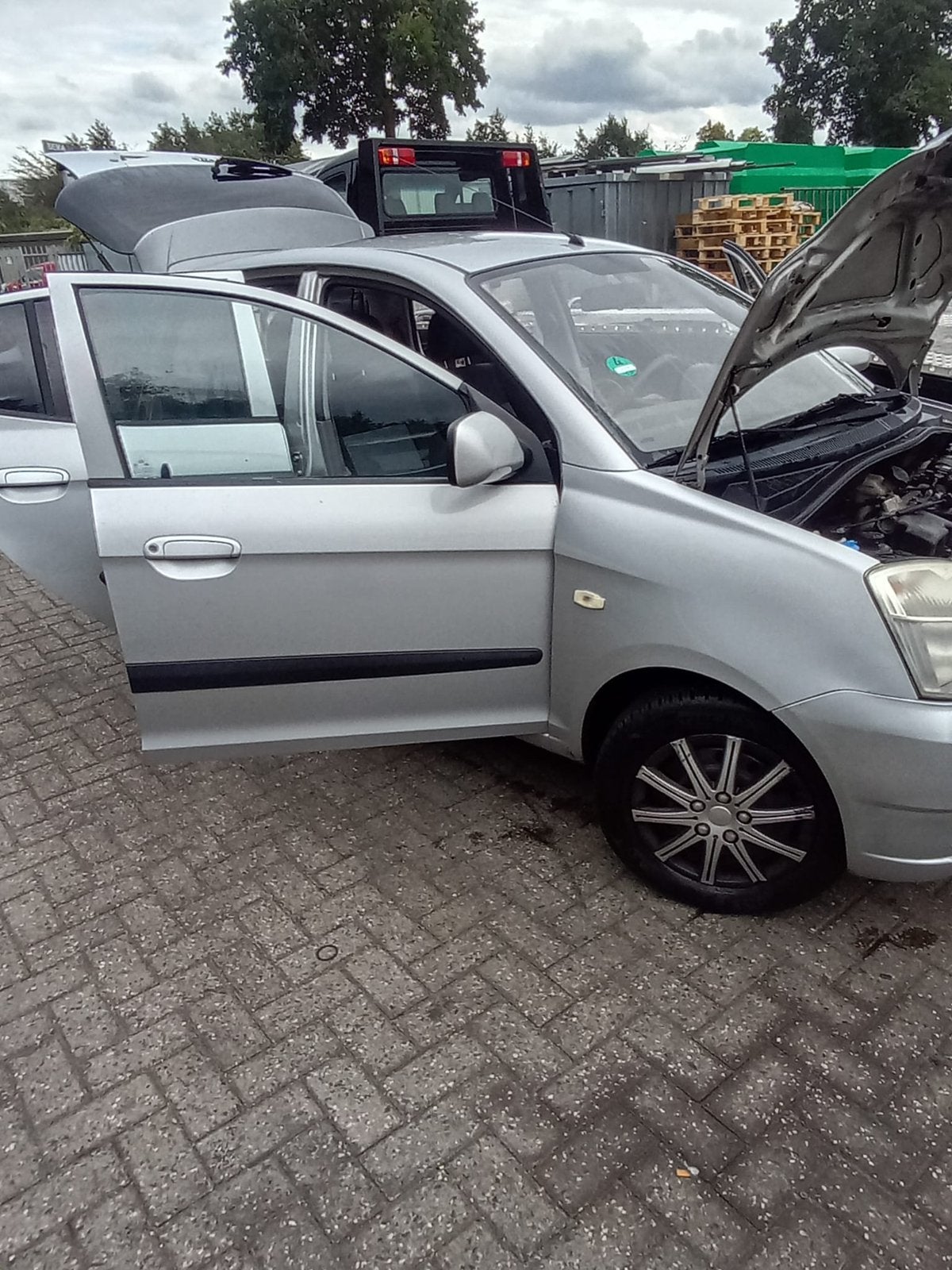 Kia Picanto 1.1 AUT 2007 Grijs Automaat, (06) 23 88 98 31, 4 cilinders, Origineel Nederlands, 400 kg, Particulier