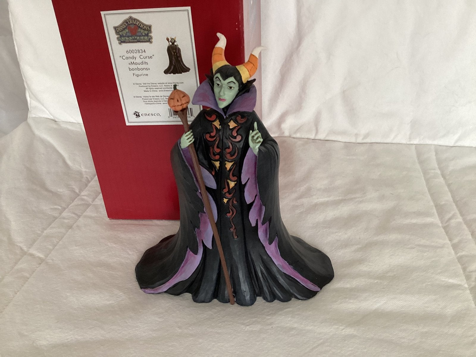 Disney traditions malificent in doos met tag, Ophalen of Verzenden, Zo goed als nieuw, Beeldje of Figuurtje