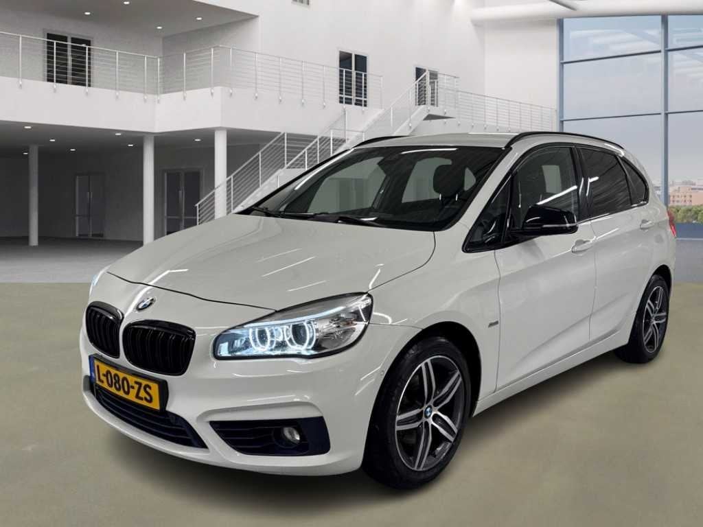 BMW 2-serie Active Tourer 218i M Sport , L-080-ZS, Auto's, Voorwielaandrijving, 136 pk, Gebruikt, Wit