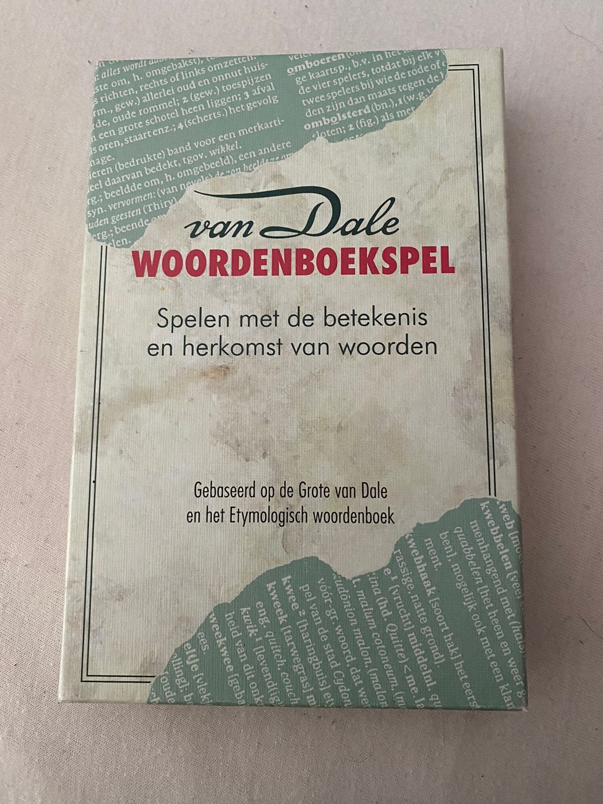 Van Dale woordenboekspel, Ophalen of Verzenden, Zo goed als nieuw