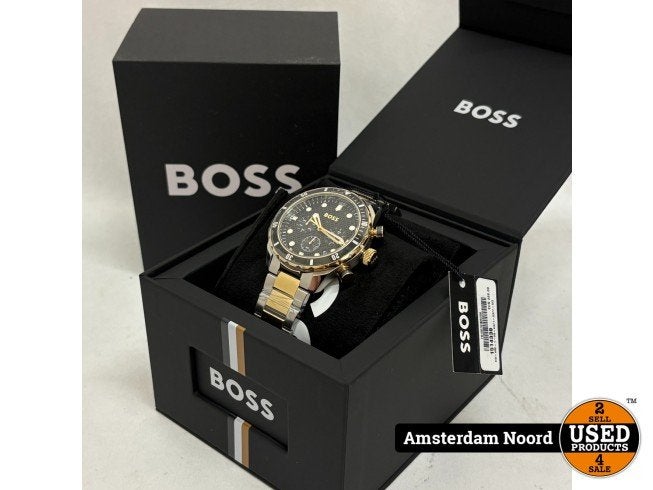 Hugo Boss HB1514339 Chronomatic Heren Horloge Bicolor, Sieraden, Tassen en Uiterlijk, Hugo Boss, Zo goed als nieuw, Support@hugoboss.com