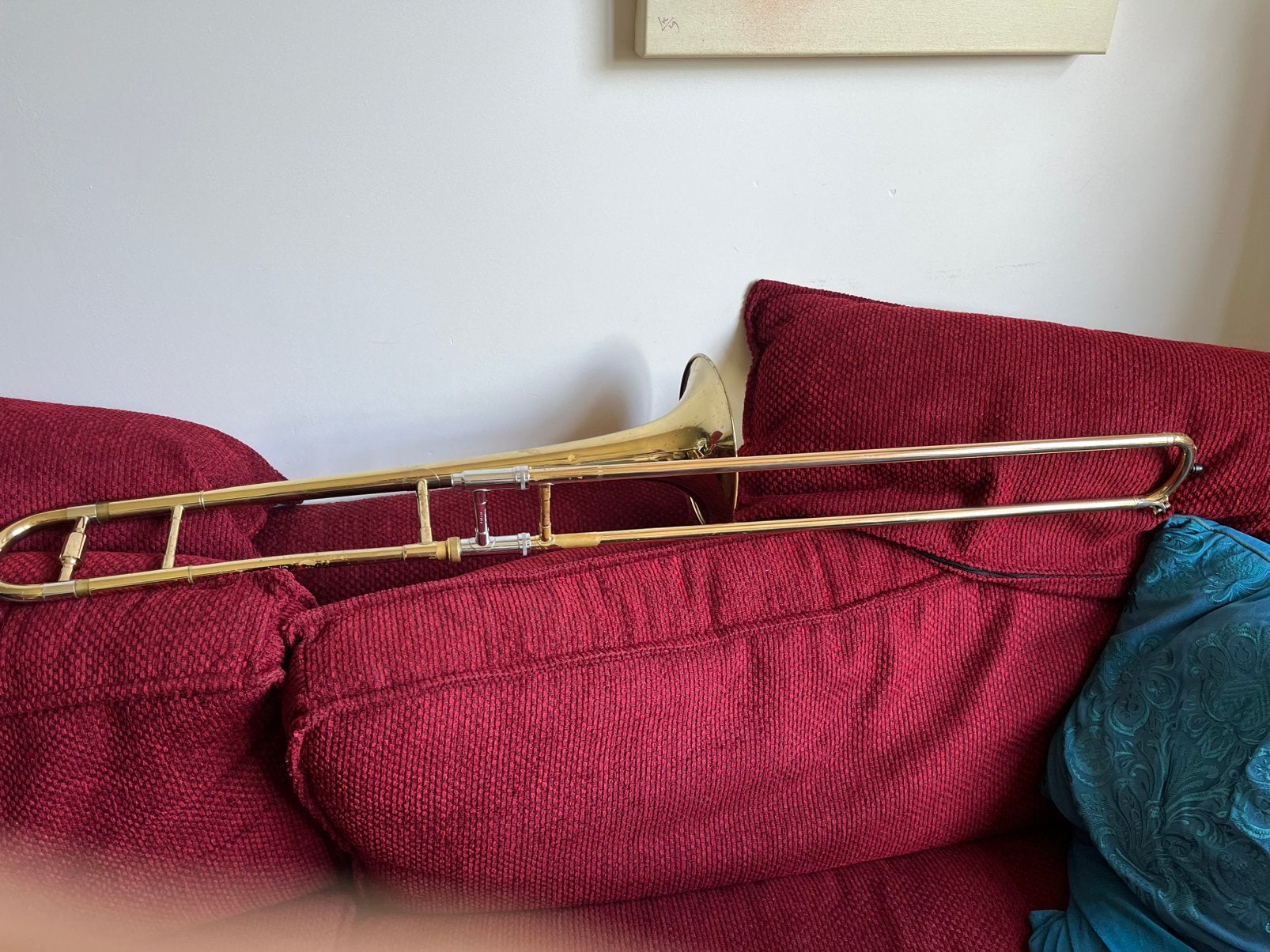 Trombone Modus/Blessing usa, Muziek en Instrumenten, Blaasinstrumenten | Trombones, Ophalen, Gebruikt, Tenor, Met koffer