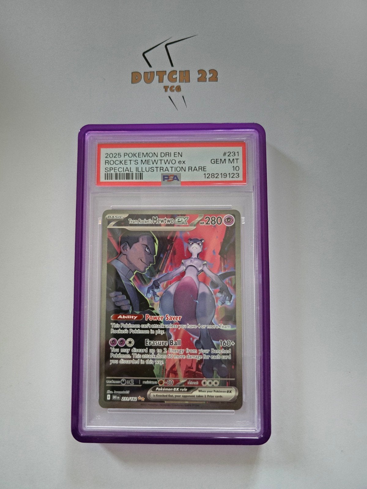 Rocket's Mewtwo PSA10 #231 Destined Rivals