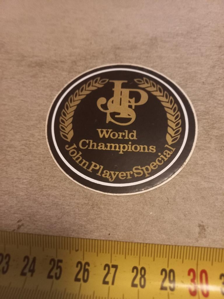 Jps world champion john player special, Verzamelen, Ophalen of Verzenden, Zo goed als nieuw
