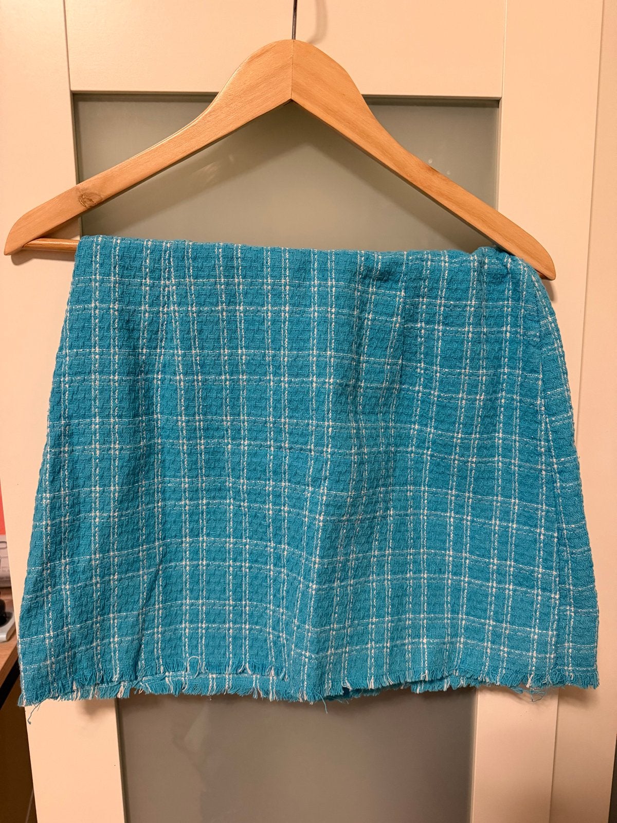 Size S Rok Turquoise Ruiten, Kleding | Dames, Blauw, Ophalen of Verzenden, Maat 36 (S), Gedragen