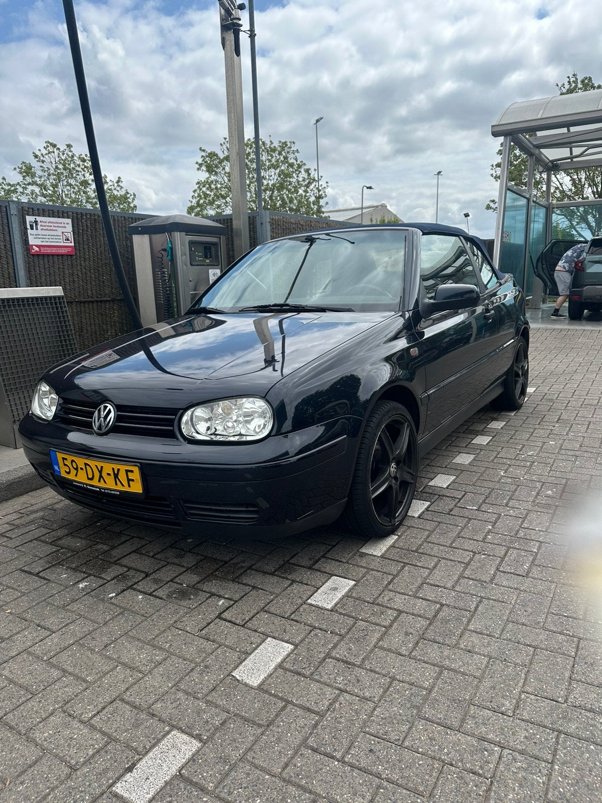 Volkswagen Golf 1.8 Cabriolet 55KW 2000 Blauw, 74 pk, 4 cilinders, Cabriolet, 49 €/maand