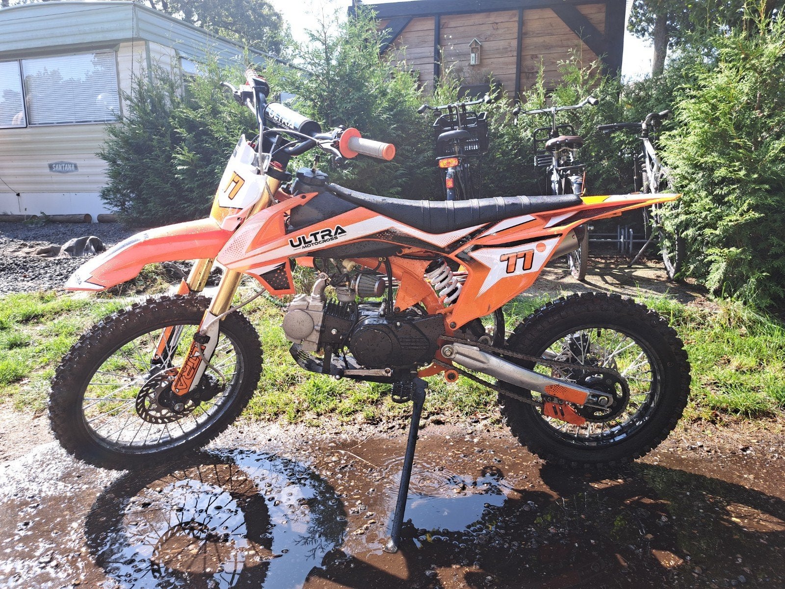 Crossmotor 125cc te koop! zgan, Fietsen en Brommers, Brommers | Crossbrommers, Ophalen, Zo goed als nieuw, Overige merken