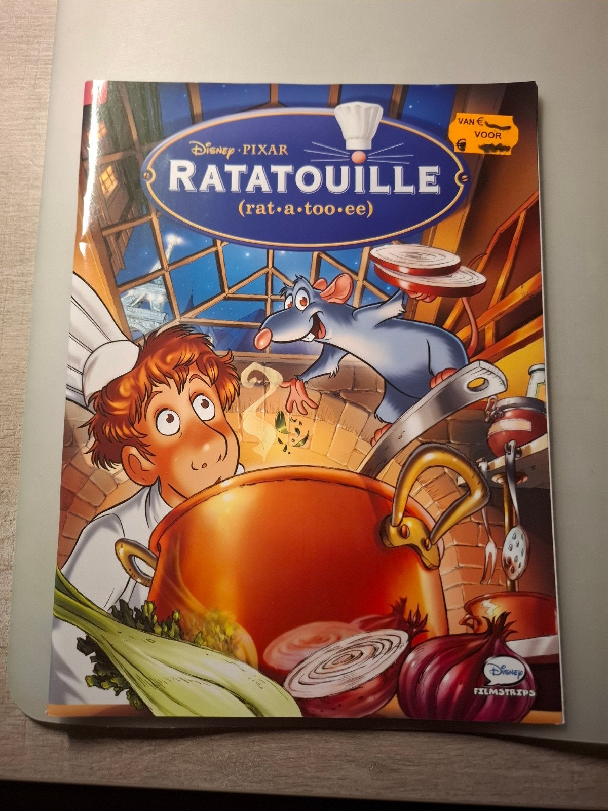 Disney Pixar Ratatouille Filmstrip Stripboek, Eén stripboek, Ophalen of Verzenden, Zo goed als nieuw, Disney Pixar