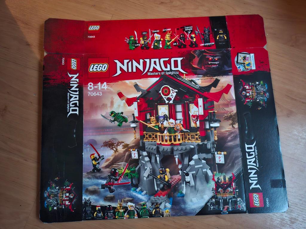 Lege LEGO Ninjago doos 70643 - Tempel van de Opstanding, Gebruikt, Lego, Accessoire, Ophalen of Verzenden