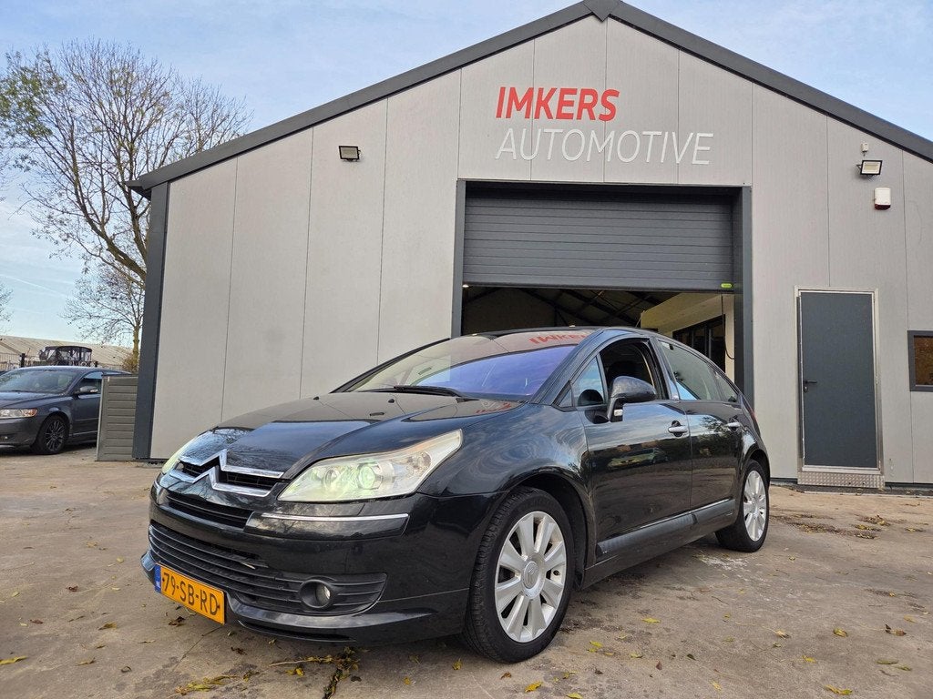 Citroen C4 1.6-16V Exclusive LPG XENON, Auto's, Citroën, Voorwielaandrijving, Stof, Gebruikt, Zwart