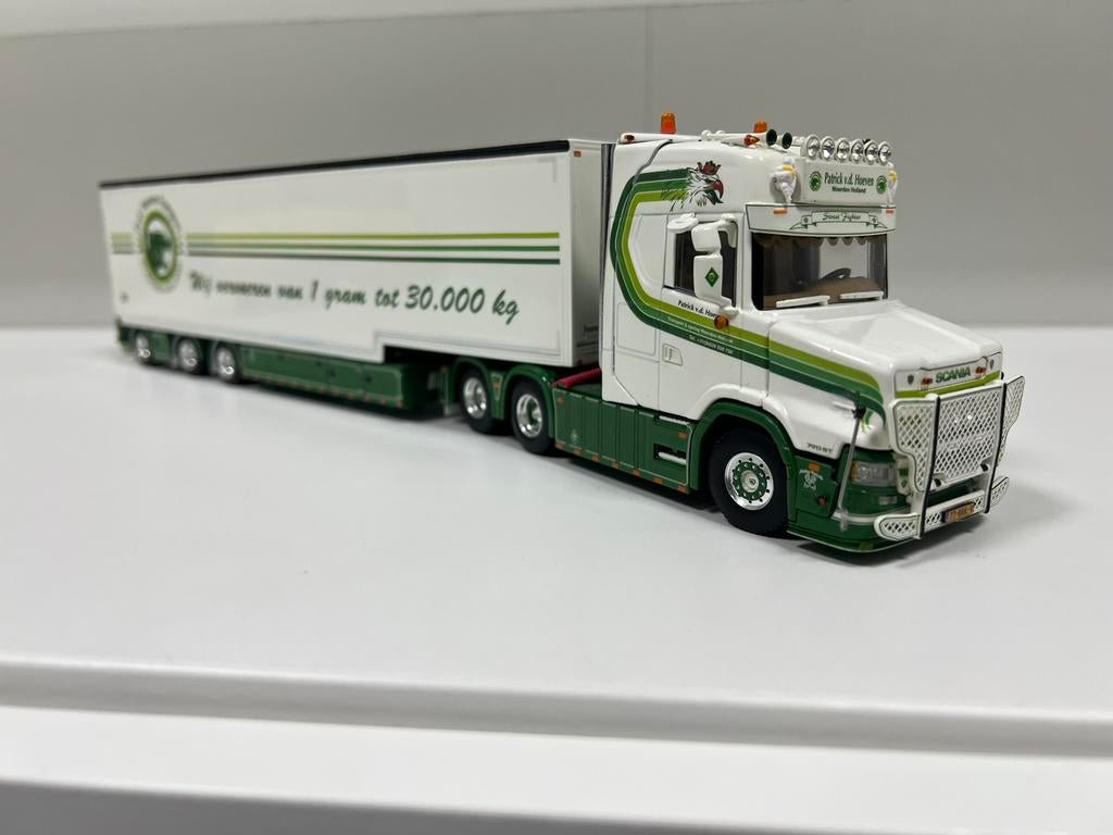 Wsi Scania torpedo Patrick van der Hoeven, Hobby en Vrije tijd, Modelauto's | 1:50, Ophalen of Verzenden, Zo goed als nieuw, Bus of Vrachtwagen
