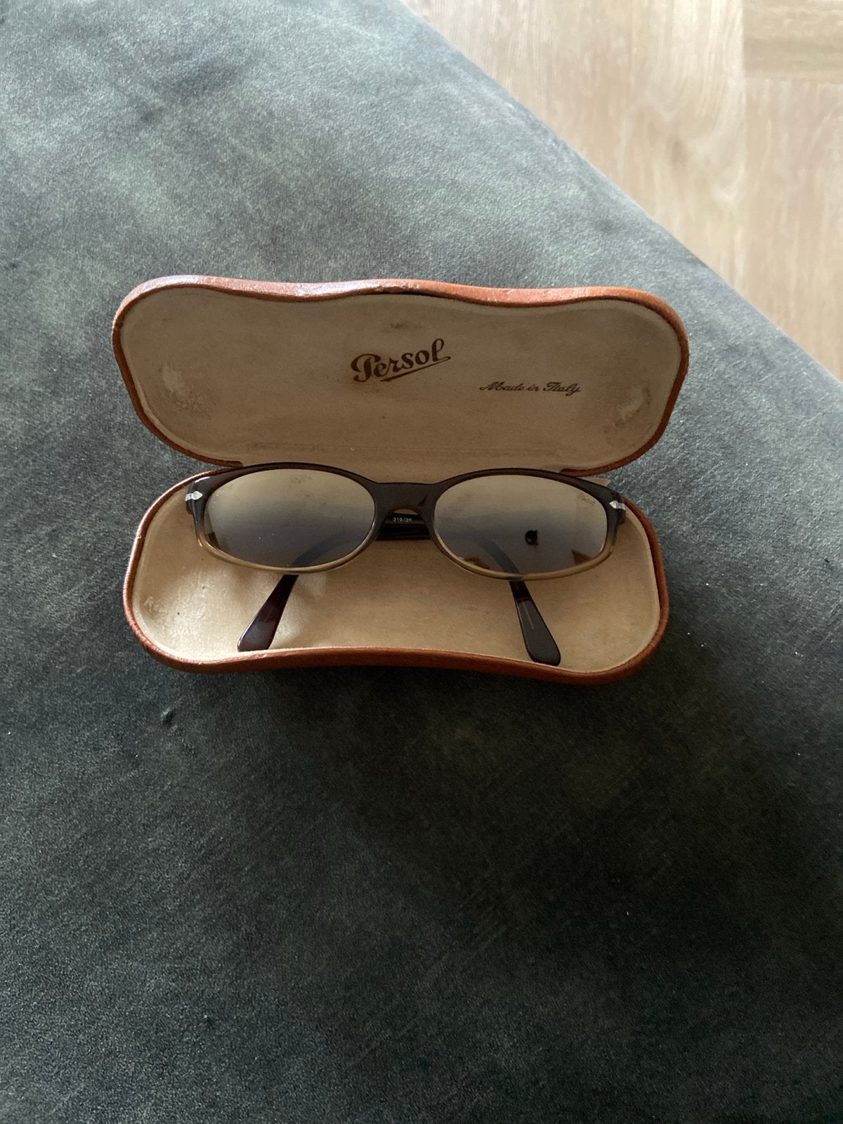 Vintage Persol Ovale Zonnebril Bruin Jaren '90, Overige merken, Gebruikt, Zonnebril, Bruin