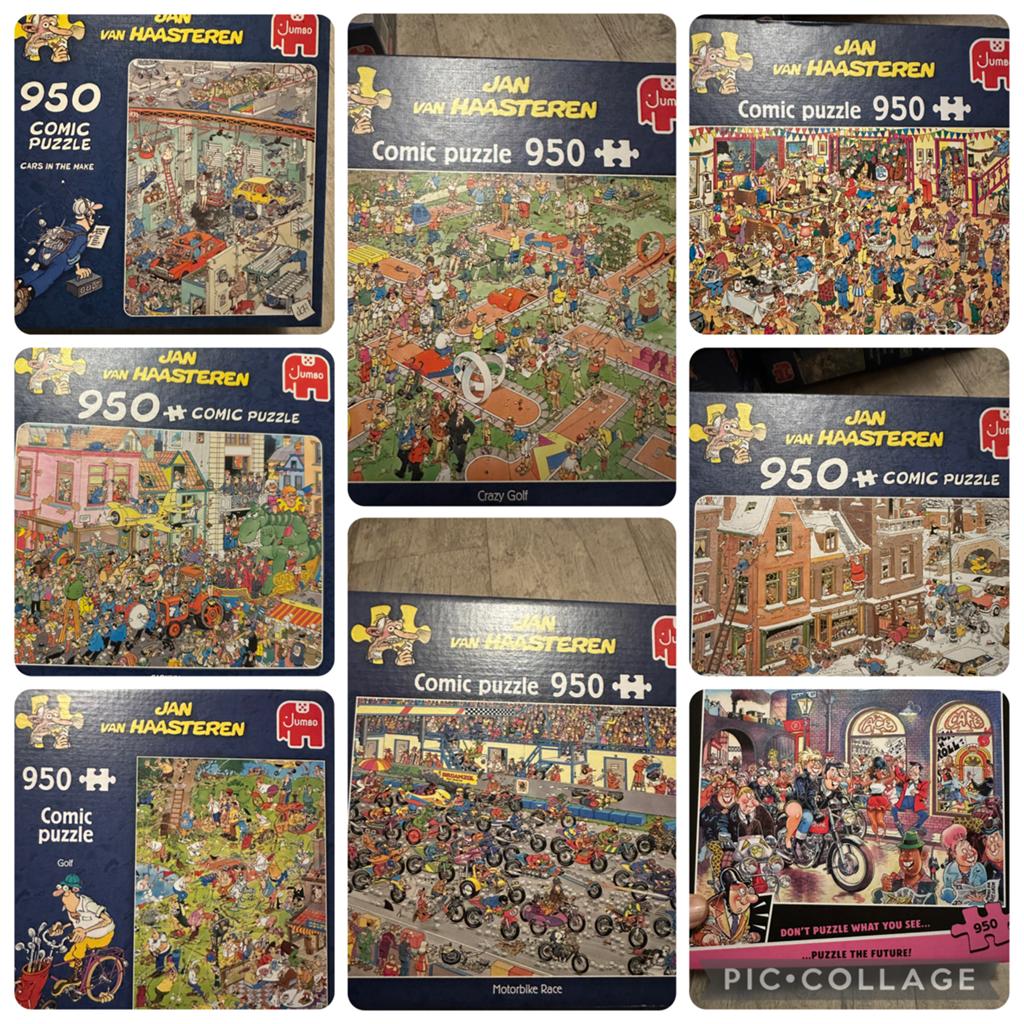 Jan van Haasteren & Wasgij Puzzels (950 stukjes), Ophalen of Verzenden, 500 t/m 1500 stukjes, Zo goed als nieuw, Legpuzzel