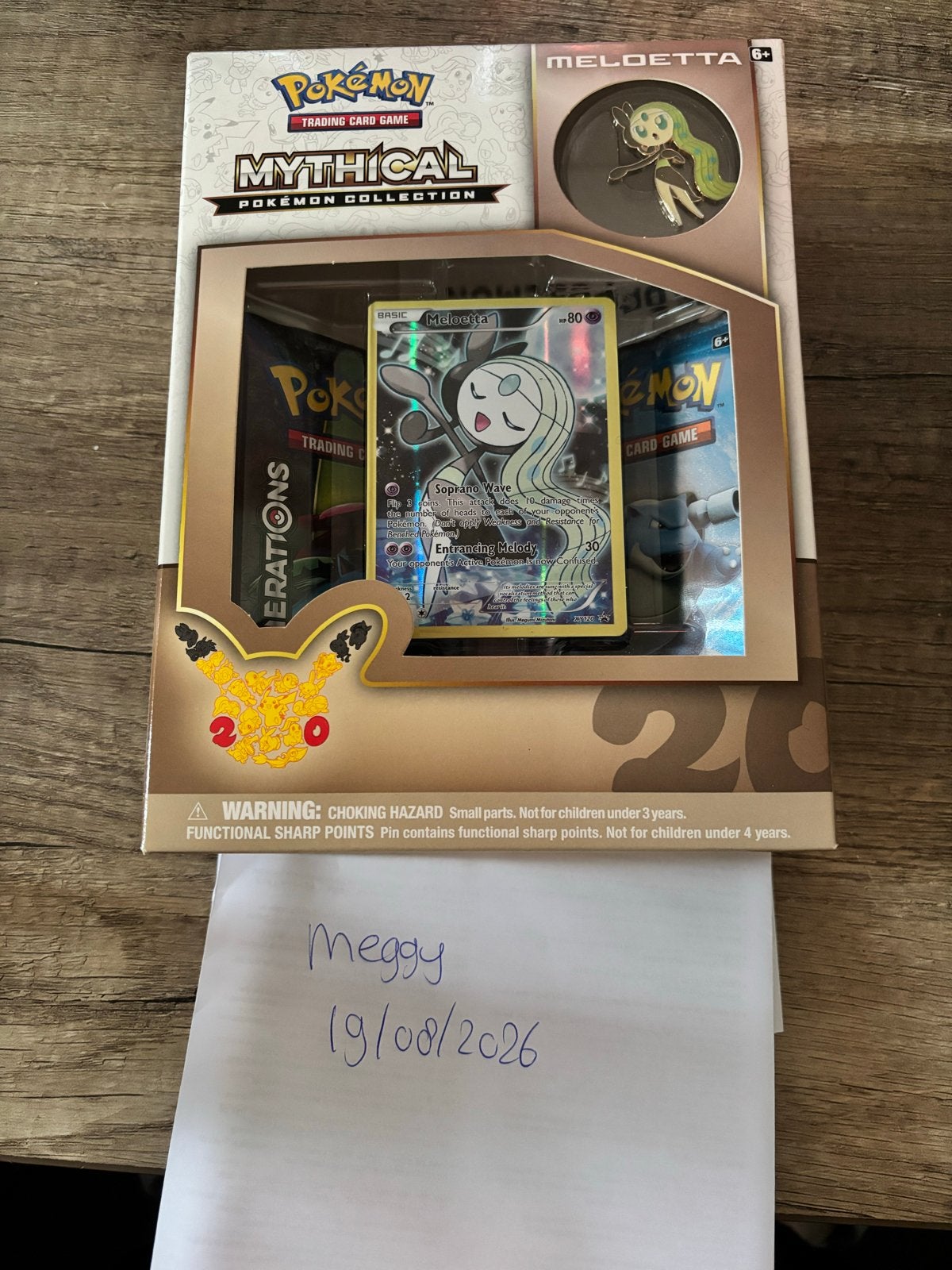 Pokémon Mythical Collection: Meloetta Box (Generations), Ophalen of Verzenden, Nieuw, Overige typen
