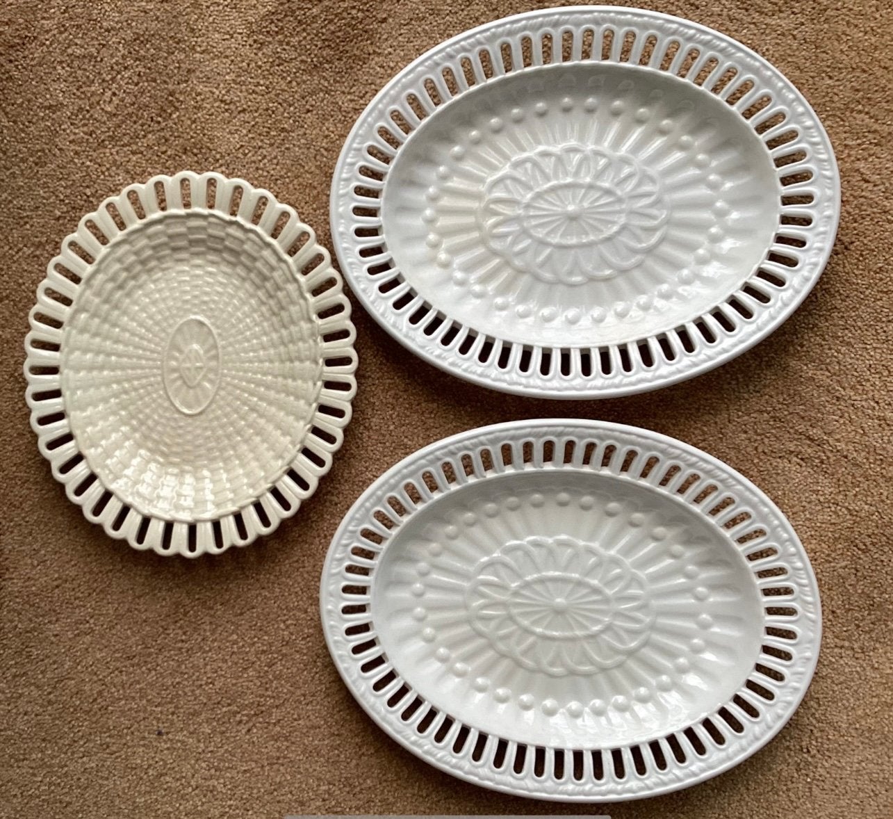 Creamware antieke schalen, william smith & co, wedgwood, Ophalen of Verzenden