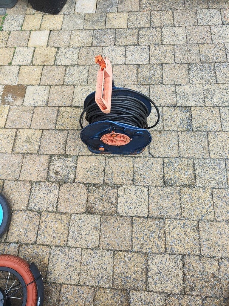 haspel, Ophalen of Verzenden, Gebruikt, Kabel of Snoer