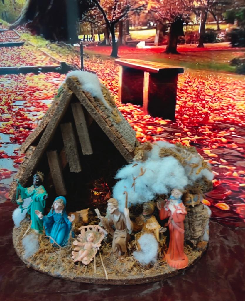 Prachtig houten beeld van de Kerststal, Ophalen of Verzenden