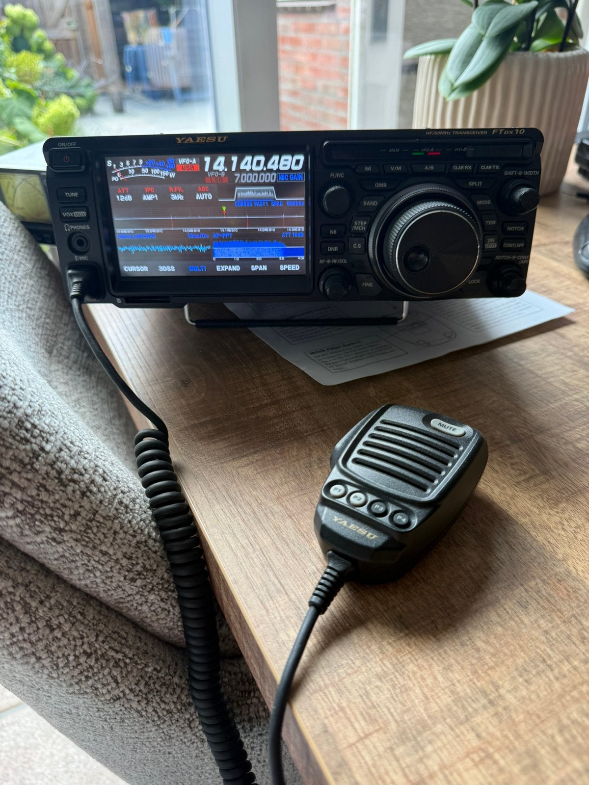 Yaesu FTdx 10 compleet in doos, Ophalen, Zo goed als nieuw, Zender en Ontvanger