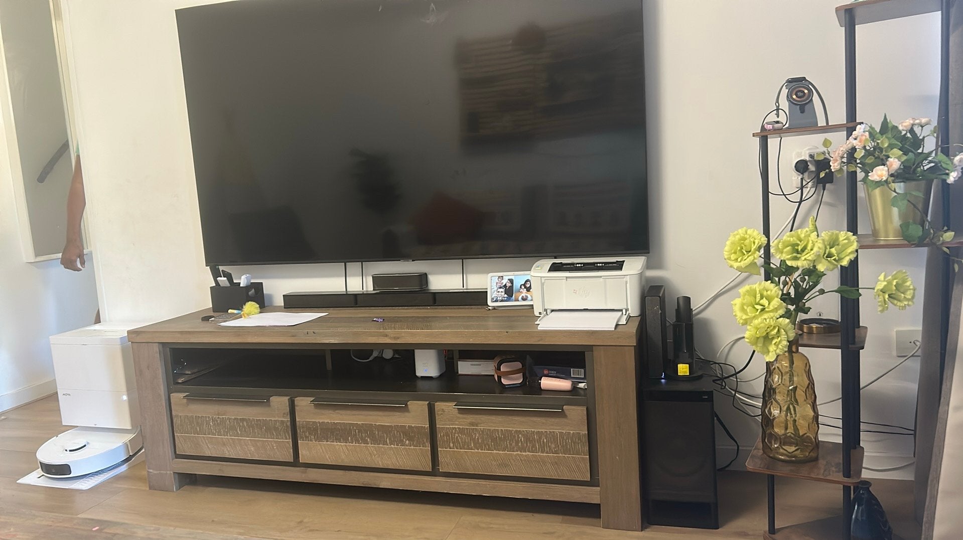 TV Unit/ televisiemeubel, Ophalen, Zo goed als nieuw, 25 tot 50 cm, Minder dan 100 cm