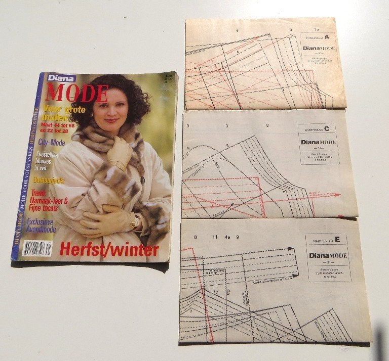 Magazine M5506: Diana Mode nr. 31 - Mode voor grote maten, Ophalen of Verzenden, Zo goed als nieuw, Overige typen