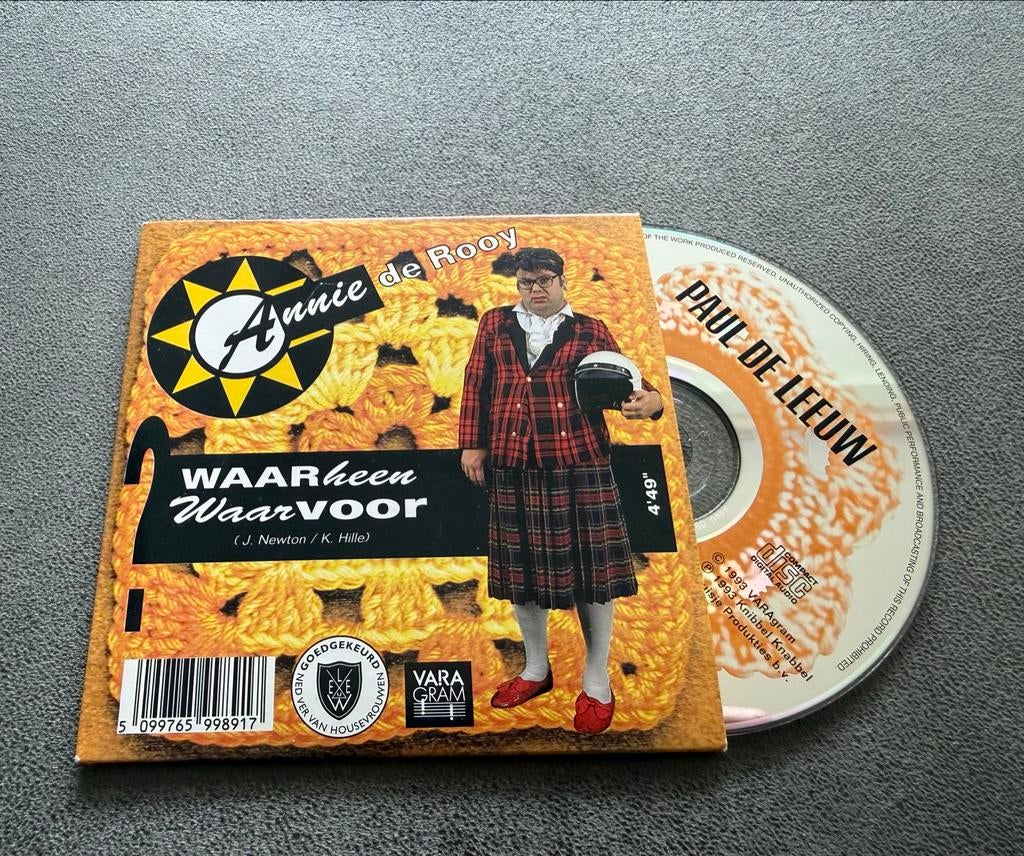 Paul de Leeuw / Annie de Rooy - CD Single, Tickets en Kaartjes