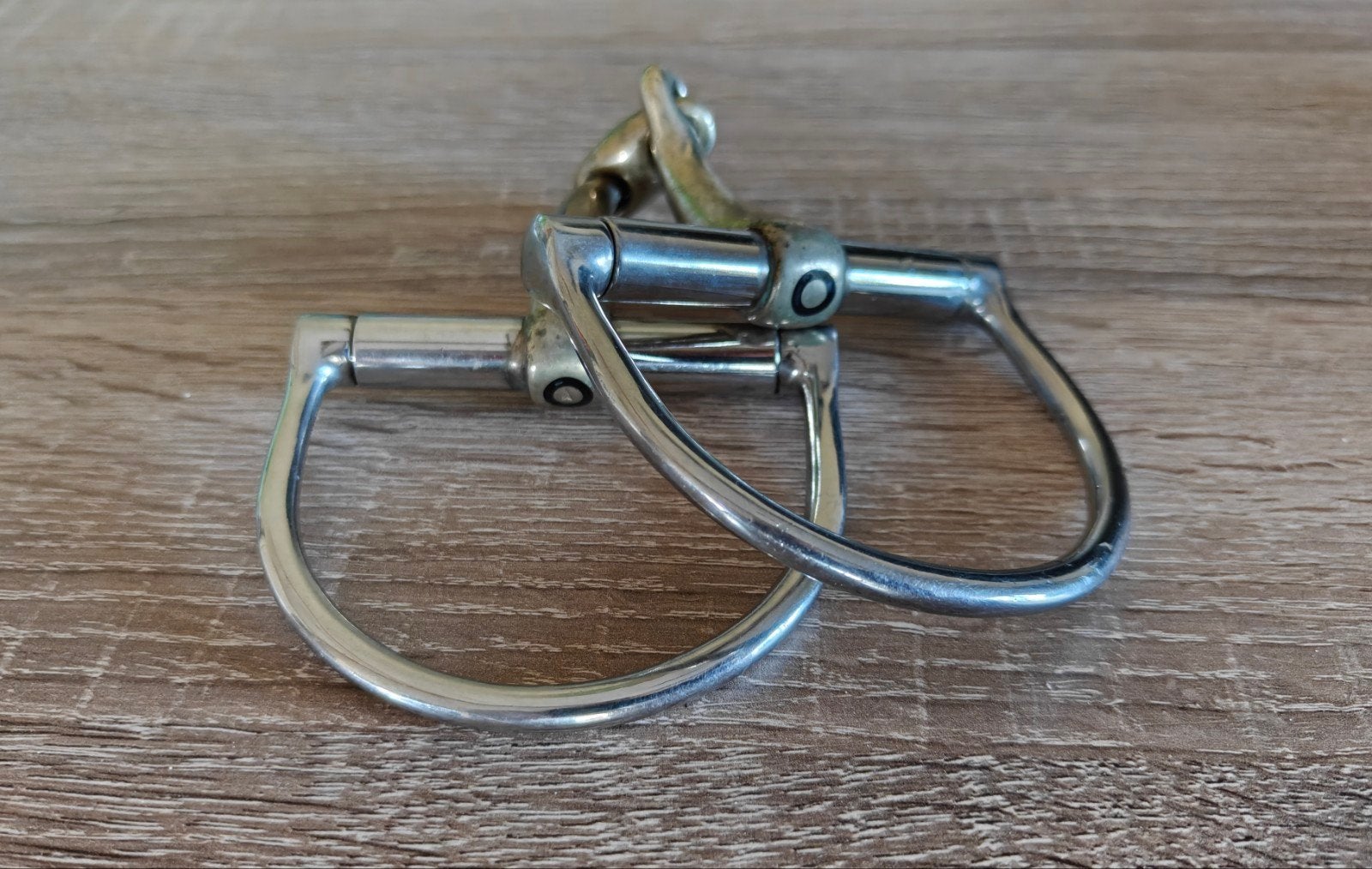 Sprenger dynamic D-trens dubbelgebroken (12,5 cm - 15 mm dik, Ophalen of Verzenden, Anatomisch gevormd, Bit, Sprenger