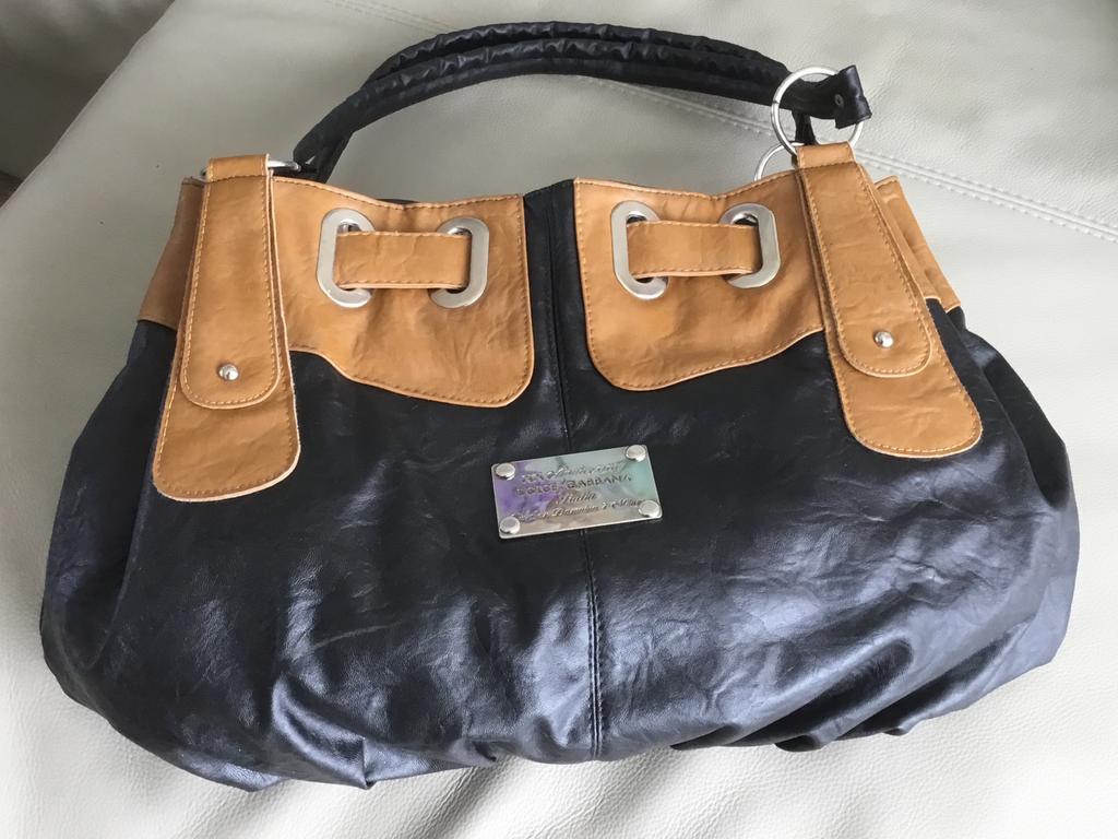 Leren dames tas  Dolce Gabbana, Ophalen of Verzenden, Zo goed als nieuw, Zwart, Handtas