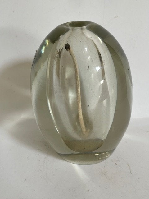 Vintage glazen ei / olielampje in glas eivorm Sommerset., Ophalen