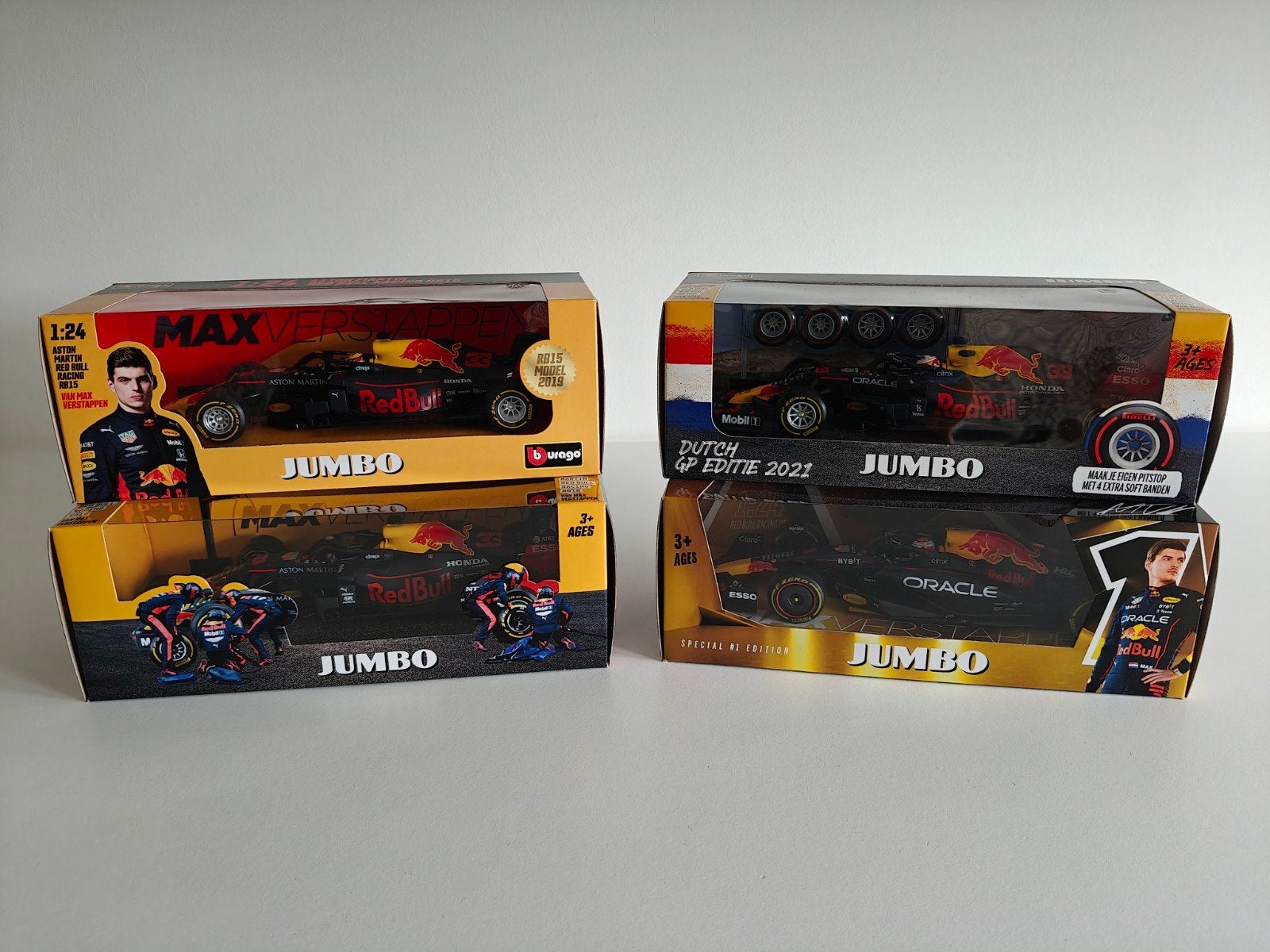 Max Verstappen Jumbo 2019 2020 2021 2022, Ophalen, Nieuw, Auto, Bburago