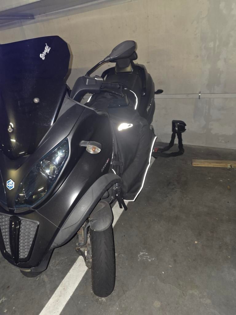 Piaggio mp3 500cc 2012 matzwart autokenteken, Ophalen of Verzenden