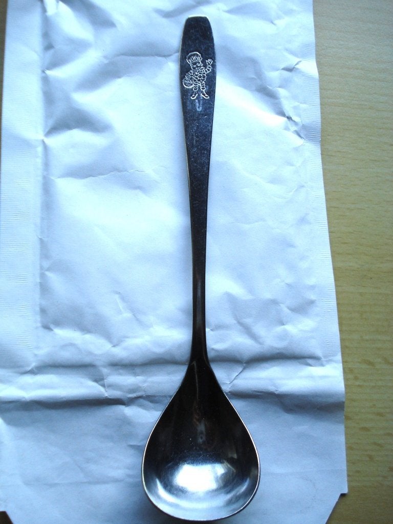 Lepeltjes diverse (serie 2), Ophalen of Verzenden, Gebruikt, Metaal, Bestek