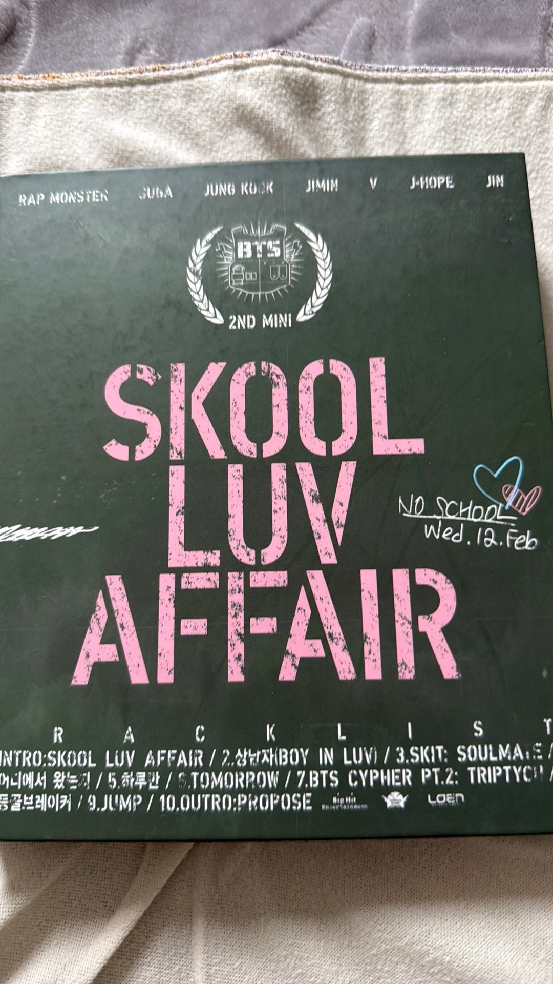 BTS Skool Luv Affair Album, Ophalen of Verzenden, Zo goed als nieuw, Overige formaten