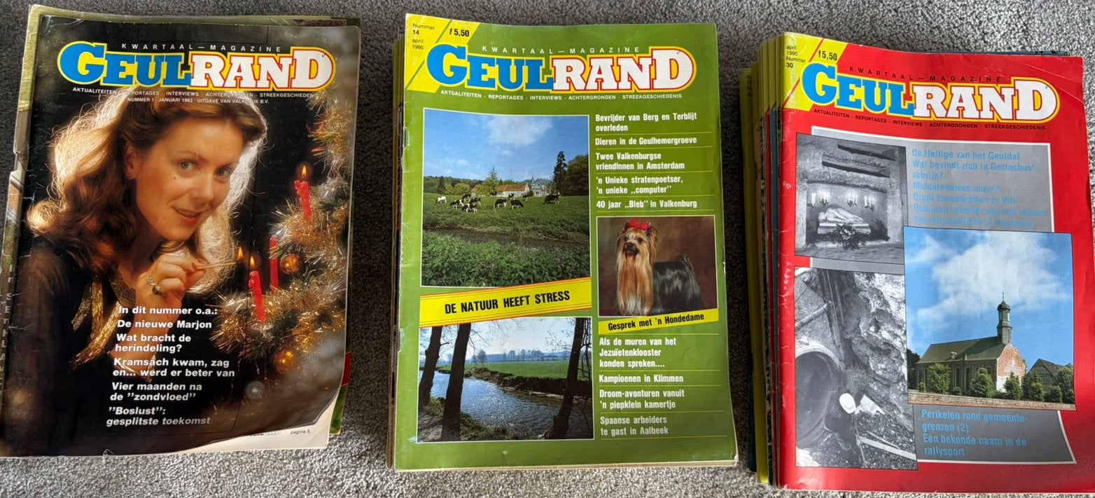 Geulrand magazine 1983-1993 43x, Boeken, Ophalen of Verzenden