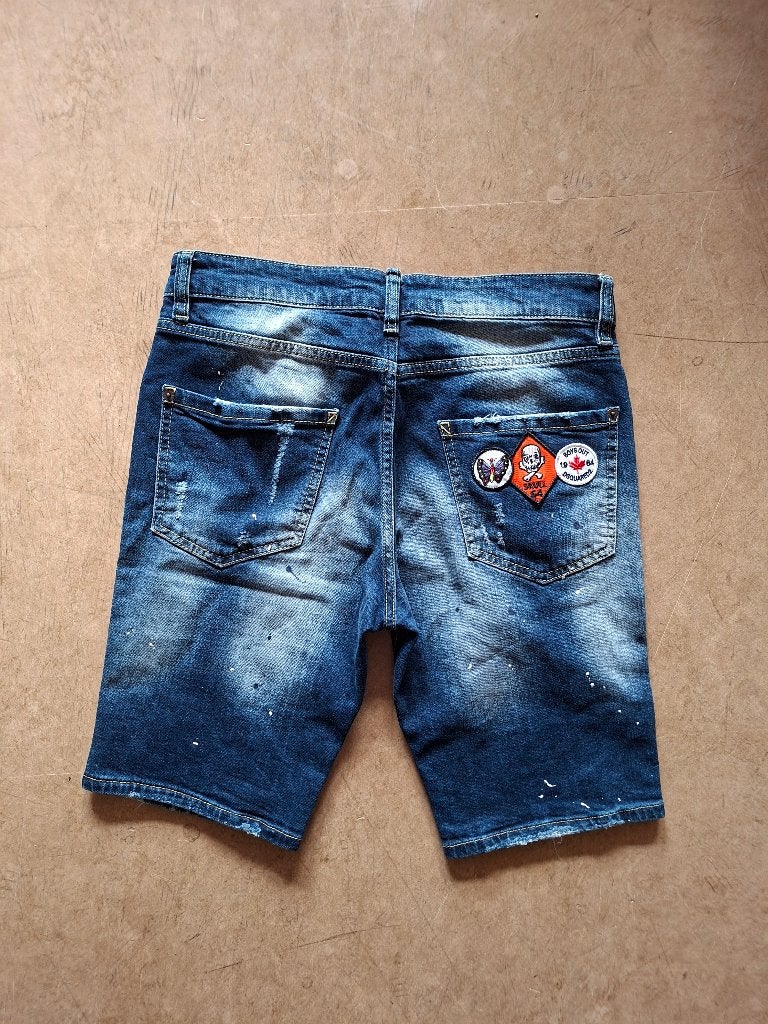 Dsquared heren shorts korte broek jeans 46 W31 Dsquared2, Dsquared2, W32 (confectie 46) of kleiner, Zo goed als nieuw, Verzenden