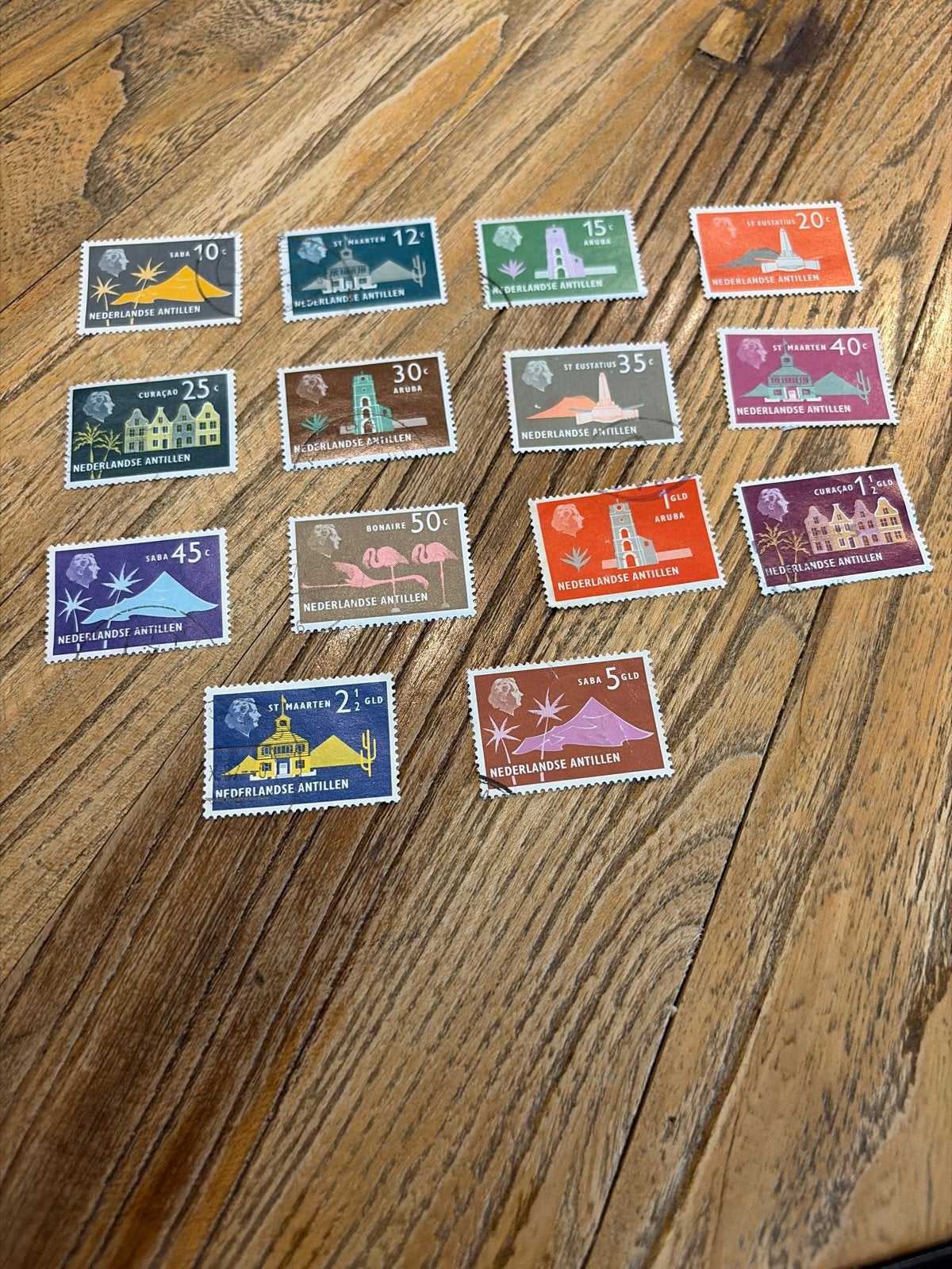 Verzameling postzegels Nederlandse Antillen, Ophalen of Verzenden, Gestempeld